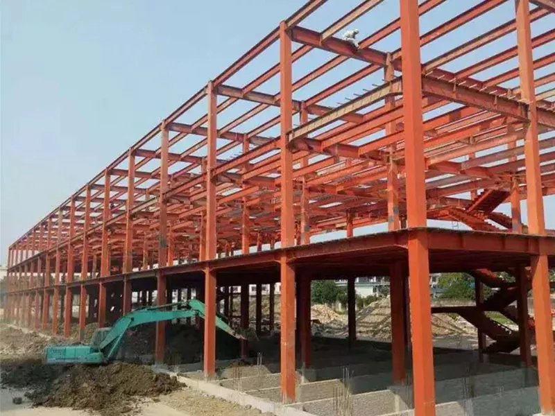 ଇକୋଫ୍ରିଣ୍ଡଲି ଷ୍ଟିଲ୍ ଫ୍ରେମ୍ ଗୋଦାମ ନିର୍ମାଣ |